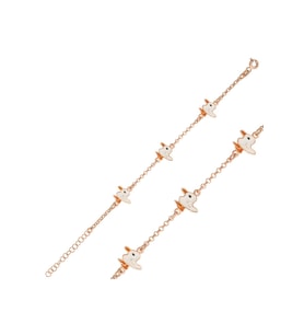 ?Gümüş Rose Ördek Çocuk Bileklik CSR2182638