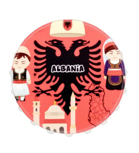 Arnavutluk Temalı Magnet Kapak Açacak (Karışık)
