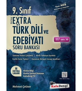 KAFA DENGİ YAYINLARI 9.SINIF EKSTRA TÜRK DİLİ VE EDEBİYATI SORU BANKASI