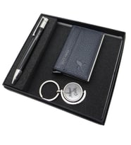 Signator D351 İsme Özel Set - Deri Kartlık + Anahtarlık  + Kalem Seti  İsme Özel Hediyelik Set (Karışık)