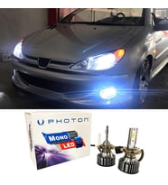 Peugeot 206 Led Xenon Uzun Far Ampulü H7 Mono Yeni Seri Beyaz 2003+