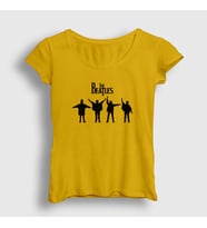 Presmono Kadın Sarı Signals The Beatles T-Shirt 115333tt (Sarı)