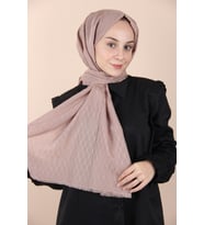 Vizon Siyane Scarf Su Damlası Desen Şal