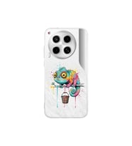 Tecno Camon 30 5G ile Uyumlu Splash Bukalemun Tasarımlı Şeffaf Silikon Kılıf