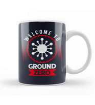 Welcome To Ground Zero Kupa Bardak Porselen