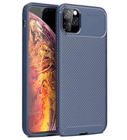 iPhone 11 Pro Kılıf Auto Focus Karbon Kapak - Lacivert