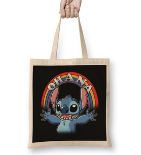 Stitch As Long As We Have Ohana Bez Çanta Uzun Saplı