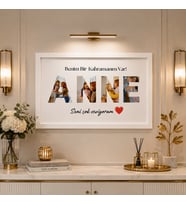 Kişiye Özel Anne Fotoğraf Çerçevesi 20x30 cm – Anneler Günü Hediyesi, Fotoğraflı Anlamlı Hediye