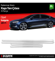 Opel İnsignia Krom Kapı Yan Çıtası 4 Prç 2017-2022