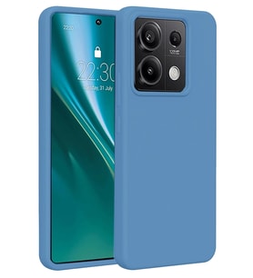 Durukar® Redmi Note 13 Pro 4G Kılıf First Silikon - Mavi