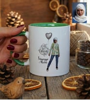 Kişiye Özel Karikatürlü Cute But Capricorn Oğlak Burcu Kupa Bardak Doğum Günü Hediyesi