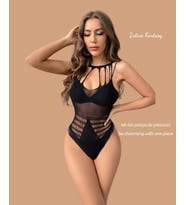 Intive Premium Limited Yanları Dekolteli Siyah Wrap Kesim Tasarım Büstiyer/Vücut Çorabı