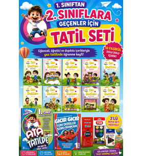 1. Sınıftan 2.Sınıfa Geçenler İçin Ata Tatilde Fasikülü + Tüm Dersler SB+ Can Dostum Hikaye Seti