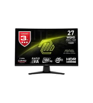 MSI 27" RAPID VA MAG 274CQF 0.5ms 180Hz HDMI-DP Kavisli Gaming Monitör 2560x1440