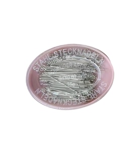 Çelik İğne Pembe Oval Kutuda 25 Gr
