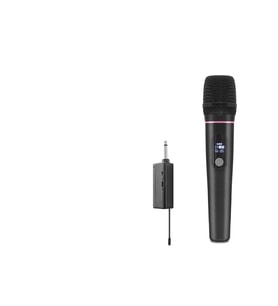 Kablosuz Uhf El Mikrofonu 6.35 Mm - Siyah Hdx2790