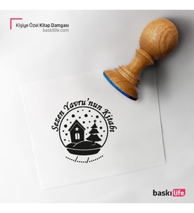 Kişiye Özel Kitap Damgası Kitap Mührü Kaşe Kitap Mühür Özel Damga 356