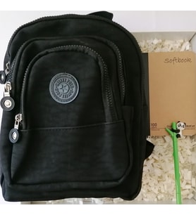 3’lü Sırt Çantası Hediye Seti 🎒🧸  Ayıcıklı Kalem, Notluk & Günlük Kullanım (Siyah)