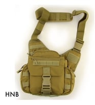 HNB Tek Kayışlı Erkek Yan Outdoor Taktik Çanta - Tan