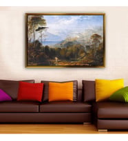 Altın Çerçeveli dekoratif tablo a1750 (Gold)