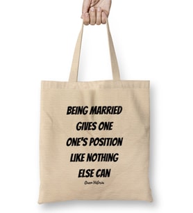 Queen Victoria Quotes Gift- Vintage Retro Rainbow Style Bez Çanta Uzun Saplı