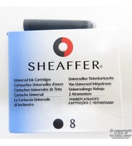 Sheaffer Siyah Kartuş 8'li Paket  Sheaffer Kartuş