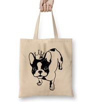 French Bulldog 04 Bez Çanta Uzun Saplı