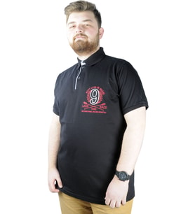 Mode XL Erkek T shirt Polo Boat Club 22301 Siyah