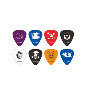 Alice AP-D46 AP-D46 Celluloid Gitar Penası (0.46mm) Esnek Yapı, Akustik Çalımlar İçin İdeal, Kaymaz Yüzey