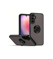 Galaxy A05S Kılıf Montreal Yüzüklü Kapak - Siyah