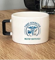 Kişiye Özel Tıbbi Sekreter Lüks Fincan Tıp Bayramı Hediyesi