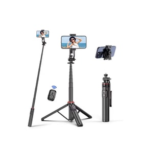 Taşınabilir 131 cm Uzaktan Kumandalı Tripod, Kamera ve Telefon Uyumu