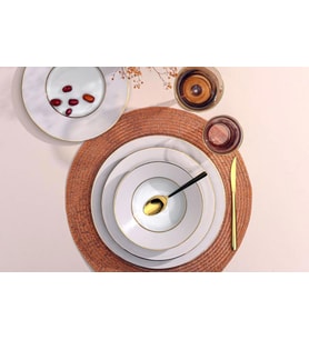 Porland Madeleine Bej 27 Parça 6 Kişilik Yemek Takımı  04A+P021966