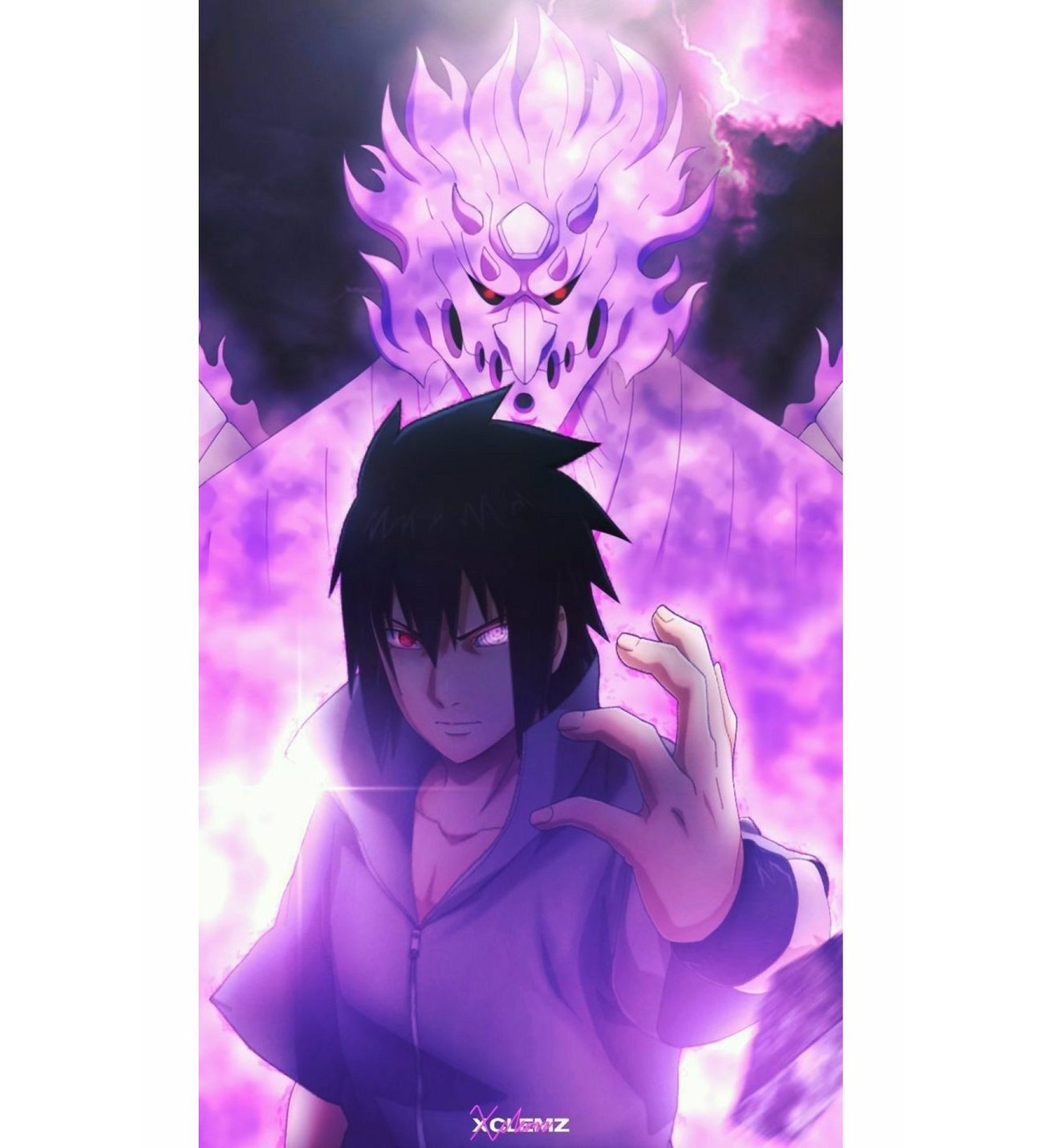 SASUKE UCHİHA poster 1 Adet A4 Boyut 21*29 cm Dijital Baskılı