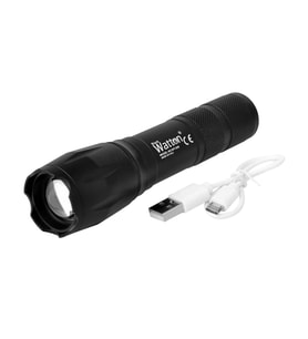 Uzun Menzilli El Feneri Powerbank Özellikli Şarjlı Güçlü LED Aydınlatma WT-039