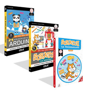 SCRATCH İLE KOLAY PROGRAMLAMA SETİ (Siyah - Beyaz)