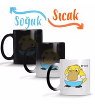 Homerduck Sihirli Kupa Bardak Porselen