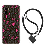 Vivo Y15S Y32 Y33S Y51 Y53S Kılıf Boyun Askılı Silikon Barbie and Shoes 1413
