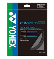 Yonex Exbolt 65 Badminton Kordajı 0.65 mm / 10 M - Siyah