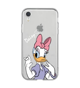 Iphone XR Uyumlu  Desenli Şeffaf Telefon Kılıfı