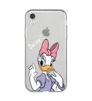 Iphone XR Uyumlu  Desenli Şeffaf Telefon Kılıfı