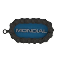 Mondial Logolu Uyumlu  Özel Tasarım Zincir Detaylı Motosiklet Anahtarlığı