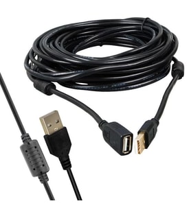 Pm-11955 Usb 2.0 Siyah Chipset 10 Metre Usb Uzatma Kablosu