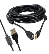 Pm-11955 Usb 2.0 Siyah Chipset 10 Metre Usb Uzatma Kablosu