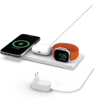 Belkin BoostCharge PRO Magsafe 3in1 Kablosuz Şarj Pedi (Apple Watch Series 7, 8, Ultra için Hızlı Şarj) Outlet