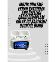 Dokunmatik Ekranlı Air Pro 2 Anc Kulaklık Kablosuz Çok Fonksiyonlu (Çok Renkli)