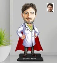 Kişiye Özel Tıp Bayramı Doktor Acil Doktoru Ahşap Biblo-3