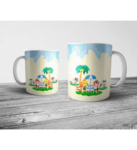 Pixxa Animal Crossing Kupa Bardak Model 2