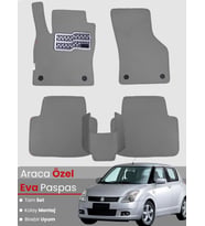 SUZUKİ SWİFT (2004-2010) Uyumlu EVA Paspas Tam Set–Oto Paspas,Araca Özel,Kolay Montaj
