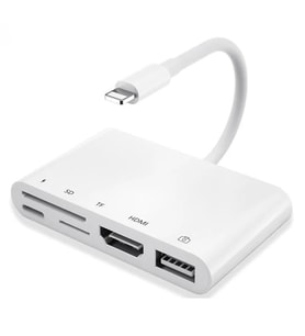 Northcity 5'li Lightning HDMI Adaptör & USB Hub - 1080P Yansıtma